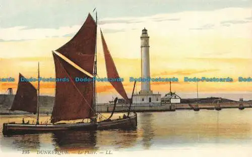 R138350 Dünkirchen. Der Leuchtturm. LL