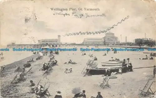 R139416 Wellington Pier. Gt. Yarmouth. 1907