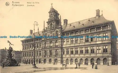 R139430 Antwerpen. Rathaus. Nels. Ern. Thill