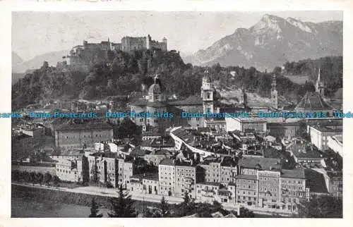 R138424 Salzburg mit dem Untersberg. C. Jurischek. Nein. 5069