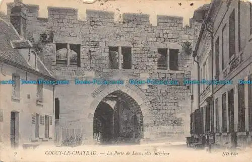 R138868 Coucy Le Chateau. La Porte de Laon. Innenbemaßung. ND. Foto. 1923