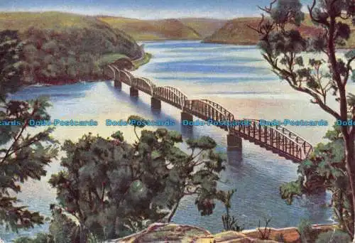 R138437 Unser glorreiches Reich. Hawkesbury River Bridge. New South Wales. Australien