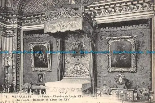 R138878 Versailles. Der Palast. Zimmer Ludwigs XIV. Der Palast. Schlafzimmer von Lewi