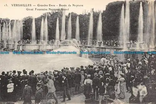 R138893 Versailles. Tolle Brunnen Neptun Pfund. Imp. Der Deley