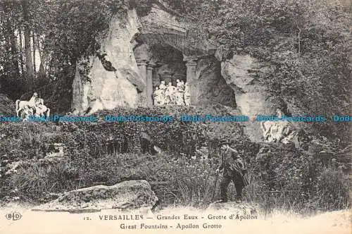 R138894 Versailles. Tolle Brunnen. Apollon Grotte. E.L.D. Imp. Der Deley