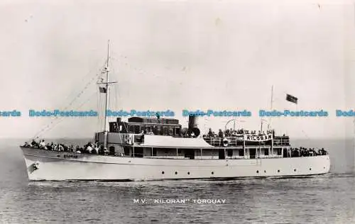 R139487 M.V. Kiloran Torquay. RP. 1951. Eversheds