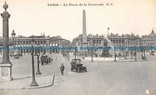 R138896 Paris. den Place de la Concorde. M.D