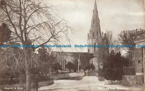 R138464 Wollaston Kirche. A. Reis. 1909