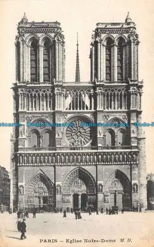 R138905 Paris. Kirche Notre Dame. M.D