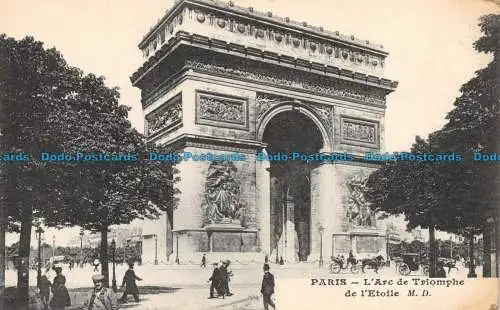 R138907 Paris. LArc de Triomphe de lEtoile. M.D