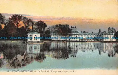 R138911 Fontainebleau. Der Palast und der Karpfenteich. LL. Levy Fils