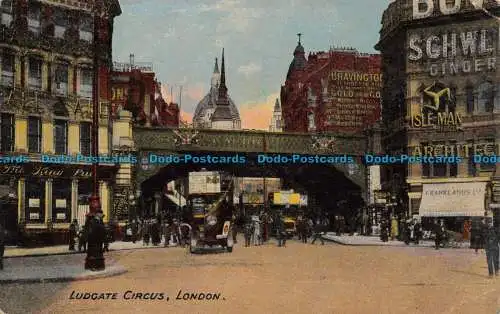 R138509 Ludgate Circus. London. Kommerzielle Serie. J.W.B. Seriennr. 405. 1917