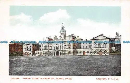 R138962 London. Horse Guards aus dem St. James Park. F.F