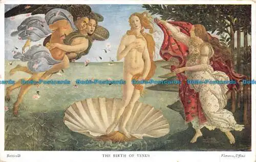 R139593 Botticelli. Die Geburt der Venus. Florenz. Die Medici-Gesellschaft. Nein. 134