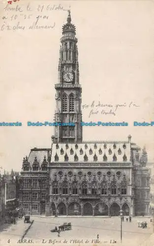 R138588 Arras. Der Glockenturm des Rathauses. LL