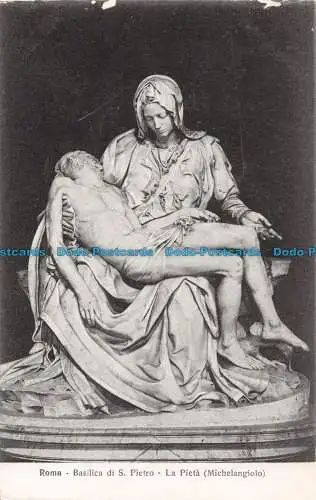 R139680 Rom. Petersdom. Petersdom. Die Pieta. Michelangiolo. STA. 89088