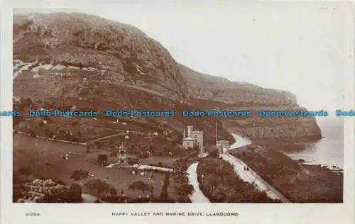 R139682 Happy Valley und Marine Drive. Llandudno. Die Postkartenkönige Llandudno S