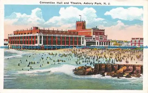 R140051 Kongresshalle und Theater. Asbury Park. N.J.F.A. Von Wieding