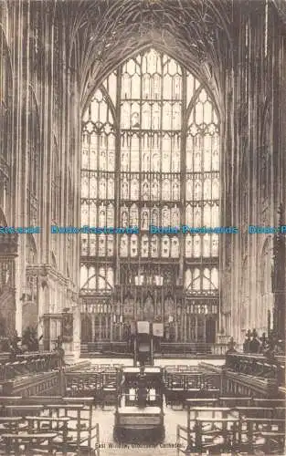 R140065 Ostfenster. Gloucester Cathedral. S 7405. Aldwych-Serie. 1914