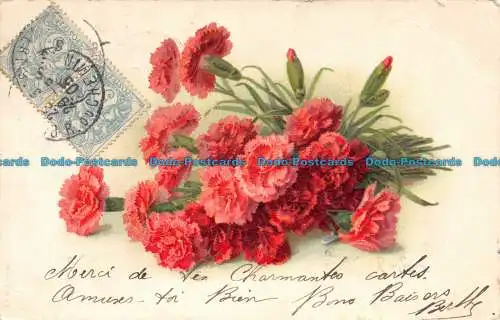 R139135 Blumen. Grußkarte. 1905