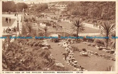 R139230 Ein schöner Blick auf die Steingärten des Pavillons. Bournemouth. Sunray Serie. Gr.