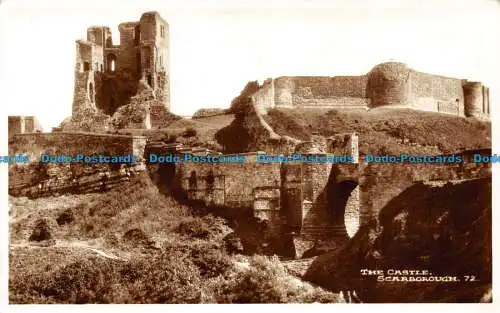 R140174 Das Schloss. Scarborough. 72. RP. Bamforth