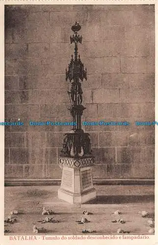 R139836 Batalha. Tumulo do unzufriedener Soldat und Kronleuchter. Alfredo Barros