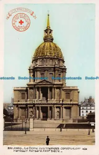 R139880 Paris. Der Invalidendom erbaut von Hardouin Mansard XVIII. Jh.