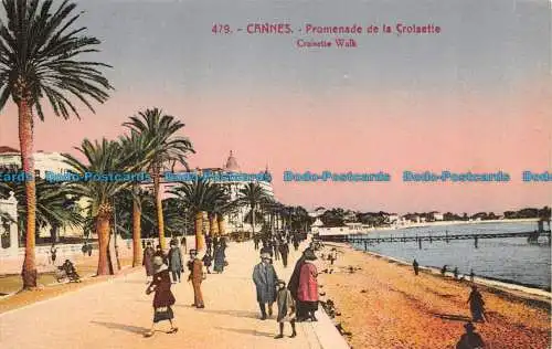 R139888 Cannes. Promenade de la Croisette. Croisette Walk. Weste