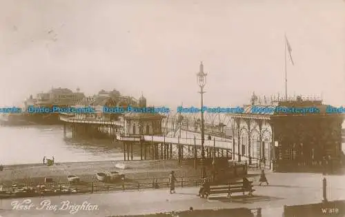 R139300 West Pier. Brighton. RP. 1923. B. Hopkins