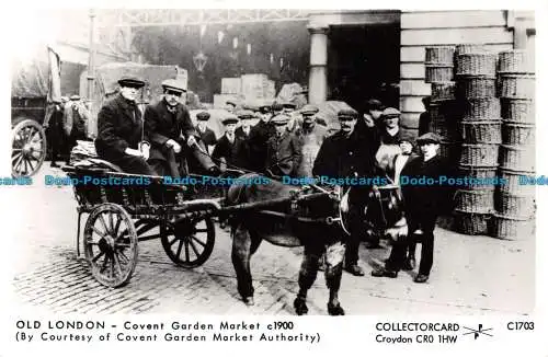 R140800 Old London. Covent Garden Market um 1900. Mit freundlicher Genehmigung von Covent Garden Marke