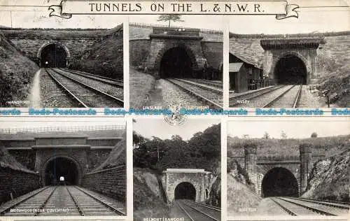 R140327 Tunnel auf der L. und N.W. R. 1906. Multi View