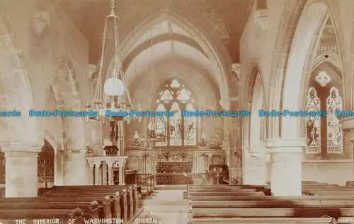 R140348 Das Innere der Washingtoner Kirche. 1910