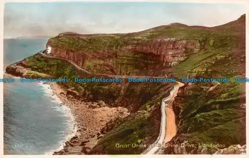 R140893 Great Orme and Marine Drive. Llandudno. Valentinstag. RP