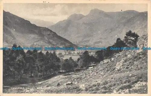 R140939 Langdale Valley. Ambleside. Valentinstag. Samtgravur. 1953