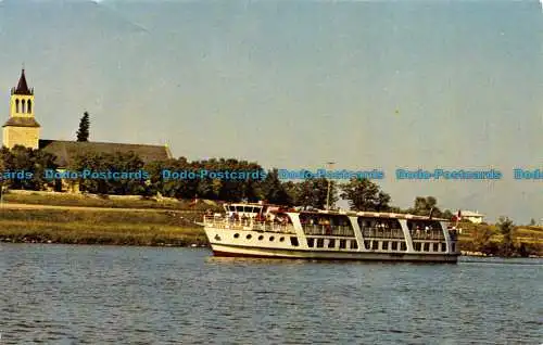 R140419 Alte St. Andrews Kirche. Westkanada. M.S. River Rouge. Winnipeg. Kann