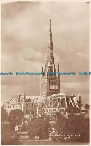 R140962 Kathedrale von Norwich. Jarrolds echte Fotoserie