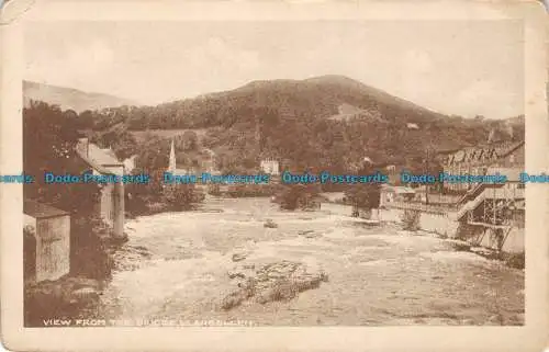 R140992 Blick von der Brücke. Llangollen