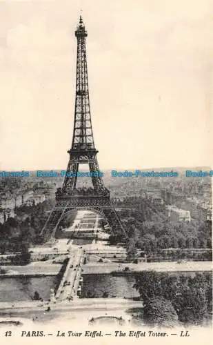 R141908 Paris. Der Eiffelturm. LL. Levy und Neurdein vereint