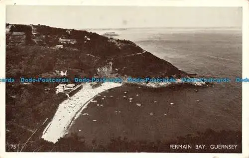 R140507 Fermain Bay. Guernsey. 1955