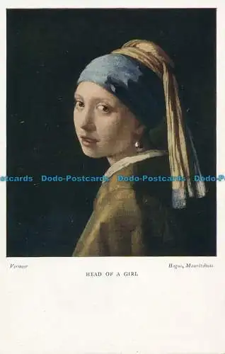 R141956 Kopf eines Mädchens. Vermeer. Den Haag. Ärzte. Nr. 120