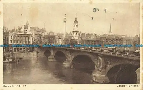 R640674 London Bridge. Serie A. Nein. 17. 1924