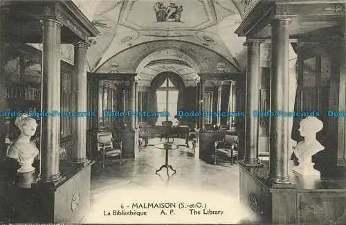 R639872 Malmaison. Die Bibliothek. A. Papeghin