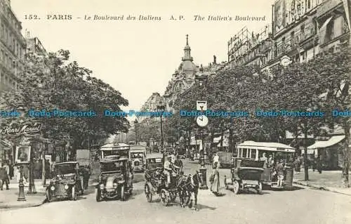 R639877 Paris. Der Italien Boulevard. A. Papeghin