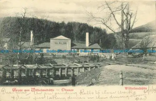 R640707 Gruss aus Wilhelmshutte. Obszar. 1903