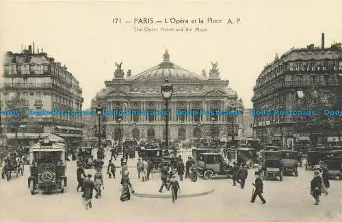 R639892 Paris. Das Opernhaus und der Ort. A. Papeghin