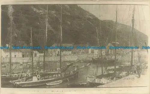 R640715 Minehead Harbour. Valentinstag. 1908