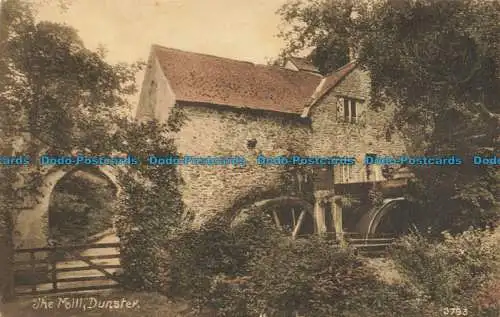 R640923 Dunster. Die Mühle. Postkarte. 1946