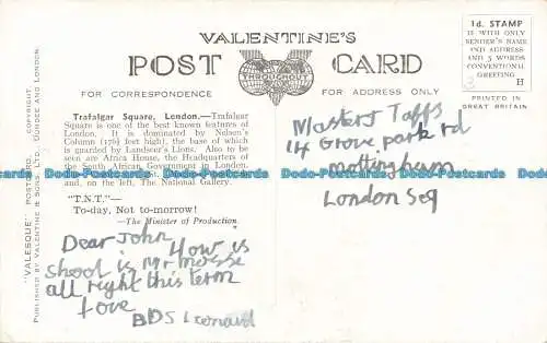 R639950 London. Trafalgar Square. Valentinstag. Valesque