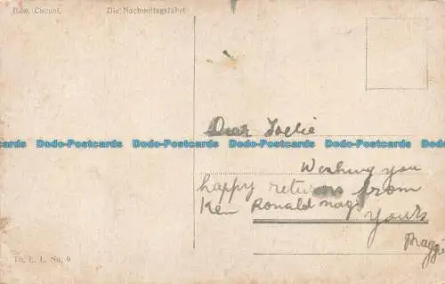 R640785 Die Nachtsfahrt. Th. E.L.Nr. 9. Edw. Halsausschnitt